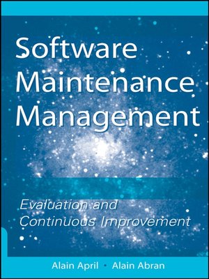 cover image of Software Maintenance Management